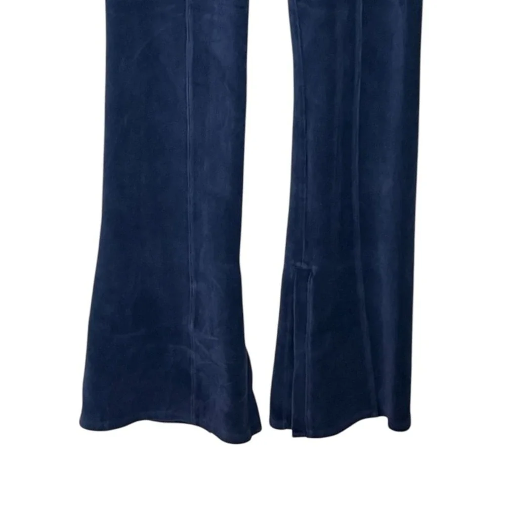 Alo Yoga Winter Break Flare Pant Women's XS Navy Micro Corduroy‎ High Waist Chic